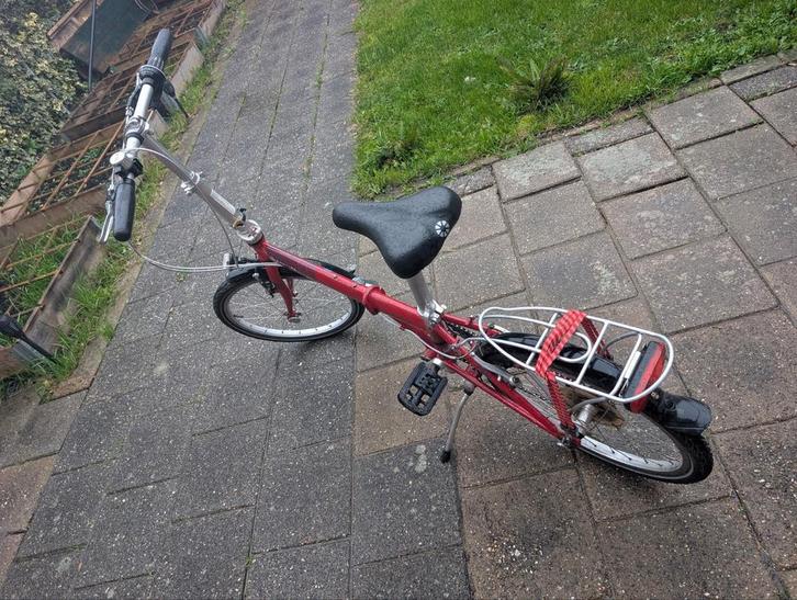 Opvouwbare Dahon fiets, Fietsen en Brommers, Fietsen | Vouwfietsen, Gebruikt, Heren, Dahon, 18 tot 20 inch, Totaal opvouwbaar