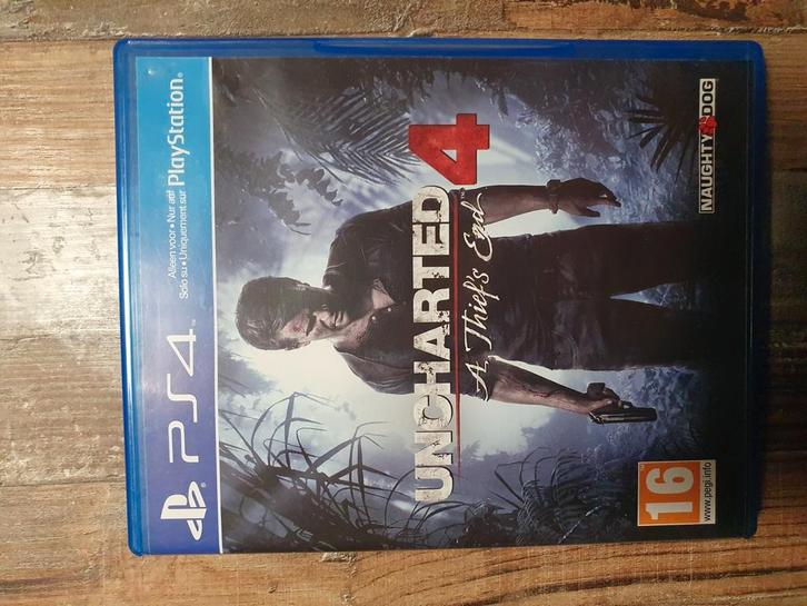 UNCHARTED 4: A Thief’s End, PS4, Spelcomputers en Games, Games | Sony PlayStation 4, Zo goed als nieuw, Overige genres, 1 speler