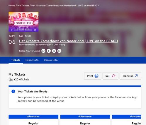 Zaterdag 6 september Het Grootste Zomerfeest van Nederland, Tickets en Kaartjes, Evenementen en Festivals, Drie personen of meer