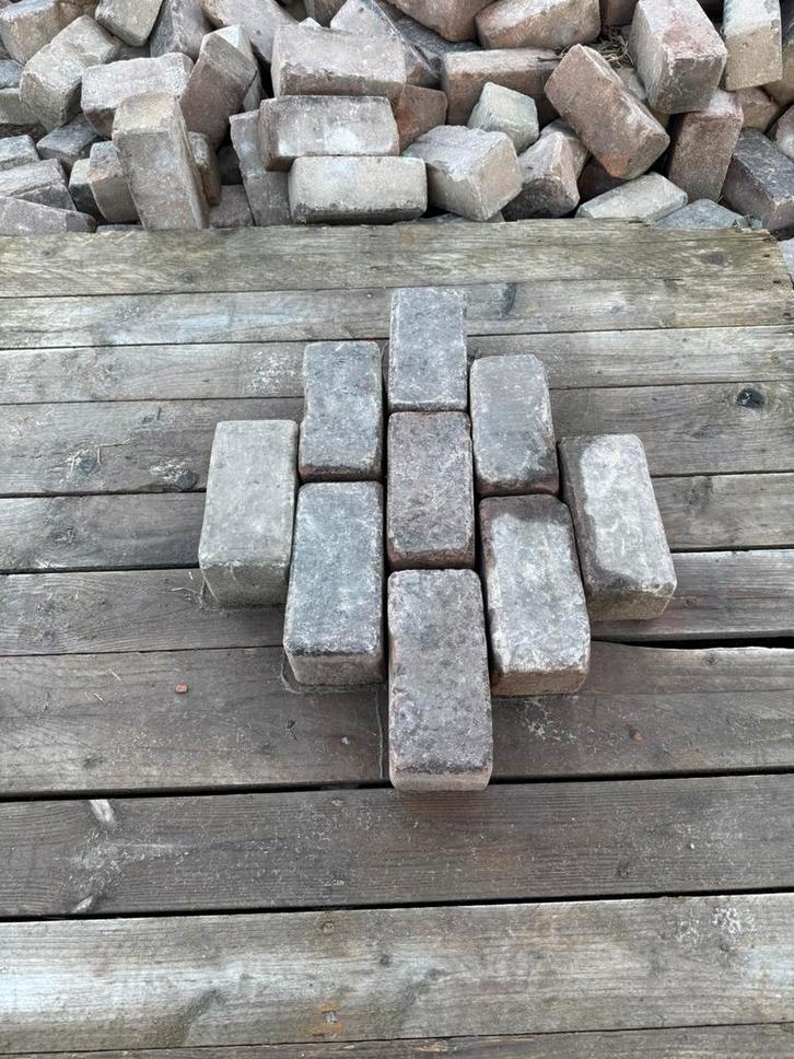 Oud gebakken klinkers 200m2, Tuin en Terras, Tegels en Klinkers, Zo goed als nieuw, Klinkers, Keramiek, Ophalen