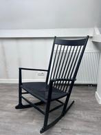 🪑 J16 Rocking Chair by Hans J. Wegner – 1944, Ophalen, Zwart, Zo goed als nieuw, Elegante