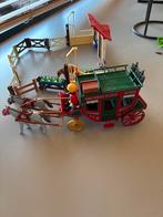 Playmobil Western Set - Postkoets & Stal, Ophalen of Verzenden, Zo goed als nieuw, Complete set