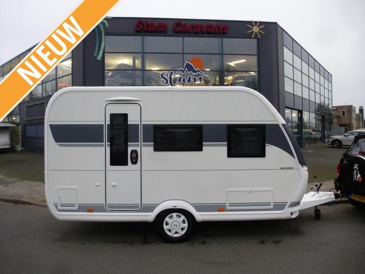 Hobby On Tour 390 SF NIEUW MODEL 2025, Caravans en Kamperen, Caravans, tot en met 4, 750 - 1000 kg, Treinzit, Hobby, Dwarsbed