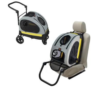 Draagbare Honden buggy + autostoel beschikbaar voor biedingen