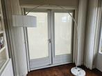 Booglamp met witte kap, Huis en Inrichting, Lampen | Vloerlampen, Ophalen, Zo goed als nieuw, Metaal, 150 tot 200 cm