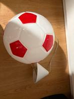 Hanglamp bal rood met wit, Huis en Inrichting, Lampen | Hanglampen, Ophalen, Gebruikt, Minder dan 50 cm