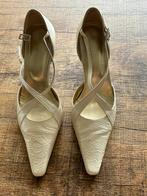 Trouwschoenen, eenmalig gedragen, Kleding | Dames, Schoenen, Wit, Ophalen of Verzenden, Schoenen met hoge hakken, Gedragen