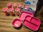 Munchkin bekers en dinerset roze, Ophalen of Verzenden, Gebruikt, Overige typen