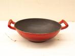 Gietijzeren wok 35584, Ophalen of Verzenden, Gebruikt, Gietijzer, Wok