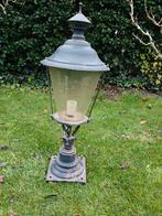 Tuinlantaarn smeedijzer 80 cm hoog, Tuin en Terras, Buitenverlichting, Ophalen, Gebruikt, Staande lamp, Netvoeding