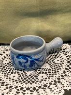 Klein boterpotje blauw aardewerk (121125), Antiek en Kunst, Ophalen of Verzenden