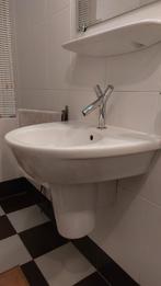 2 wastafels van Duravit Philip Starck 2. Incl  kranen enz, Ophalen, Zo goed als nieuw, Wasbak of Wastafel, Minder dan 100 cm