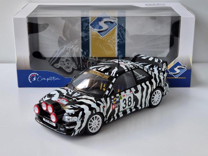 1:18 Solido Subaru Impreza S5 WRC99 2001 #38 Rally Portugal, Hobby en Vrije tijd, Modelauto's | 1:18, Zo goed als nieuw, Auto