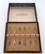 6x Verzilverde cocktailvorkjes Gero - model 635, Verzenden