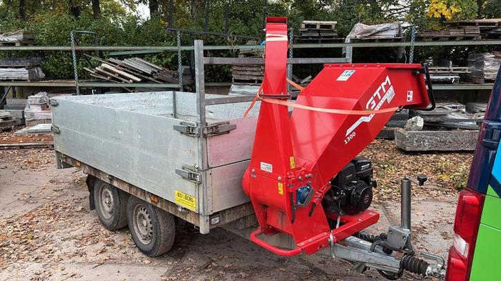 GTM Professional I360 Hakselaar met Aanhanger( KIEPER), Zakelijke goederen, Machines en Bouw | Tuin, Park en Bosbouw, Hakselaar