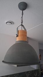 Industriële Hanglamp Betonlook Ø40cm, Ophalen of Verzenden, Zo goed als nieuw, Minder dan 50 cm, Metaal