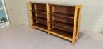 Vintage design houten boekenkast wandmeuble, Huis en Inrichting, Kasten | Boekenkasten, Ophalen, Tweedehands, 100 tot 150 cm, Tweedehands