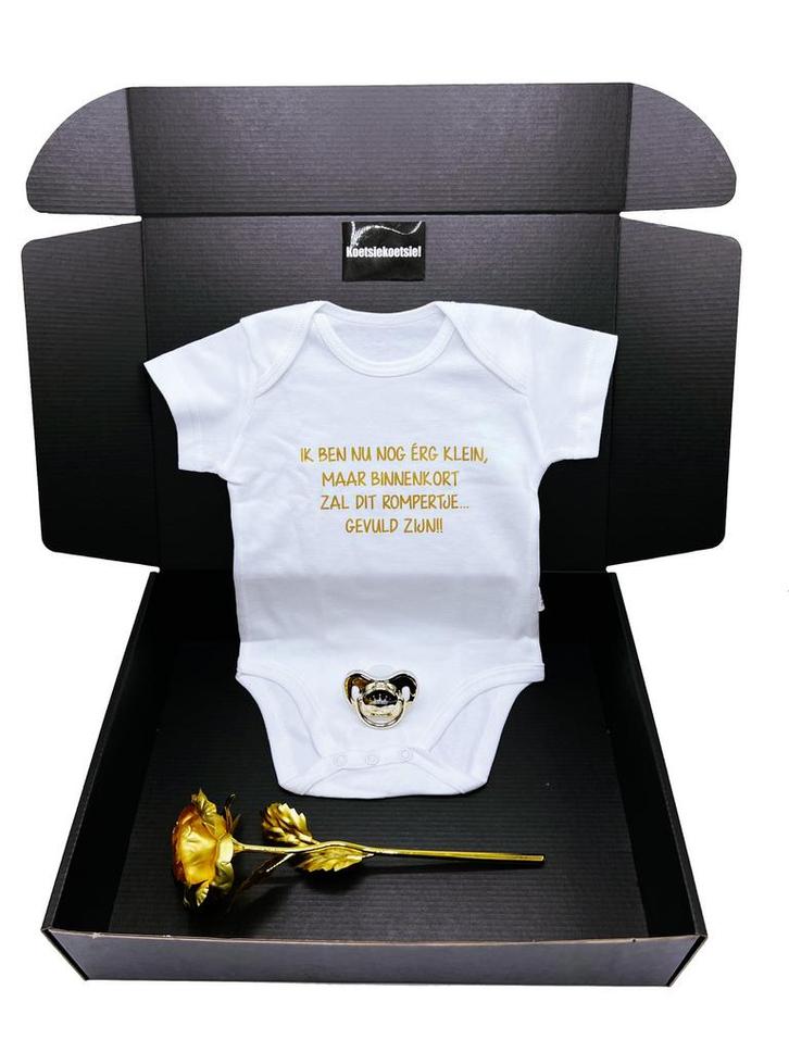 Aankondiging zwangerschap- kraamcadeau Koetsiekoetsie, Kinderen en Baby's, Kraamcadeaus en Geboorteborden, Zo goed als nieuw, Ophalen of Verzenden