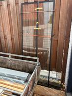 Douche scherm met zwarte rand, Ophalen, Gebruikt, Zwart