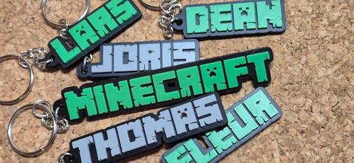 Minecraft thema sleutelhangers, Verzamelen, Sleutelhangers, Nieuw, Overige typen, Verzenden