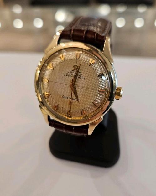 Omega Constellation Automatic Pie Pan Arrow dial bumper, Sieraden, Tassen en Uiterlijk, Horloges | Heren, Zo goed als nieuw, Polshorloge