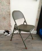 Militaire Klapstoel Vintage, Huis en Inrichting, Stoelen, Ophalen, Gebruikt, Overige kleuren, Militair
