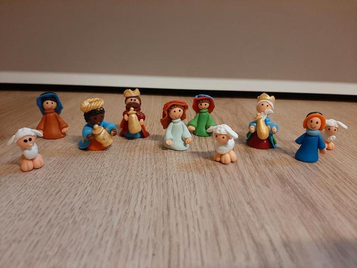 Kerst kerststal poppetjes, Verzamelen, Poppetjes en Figuurtjes, Ophalen of Verzenden