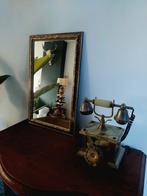 Vintage Muurspiegel met Gouden Details, Minder dan 50 cm, Ophalen of Verzenden, Zo goed als nieuw, Minder dan 100 cm