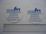 sticker oud EPE Oisterwijk DOORN Fnv vormingscentra retro 2x, Verzenden, Zo goed als nieuw