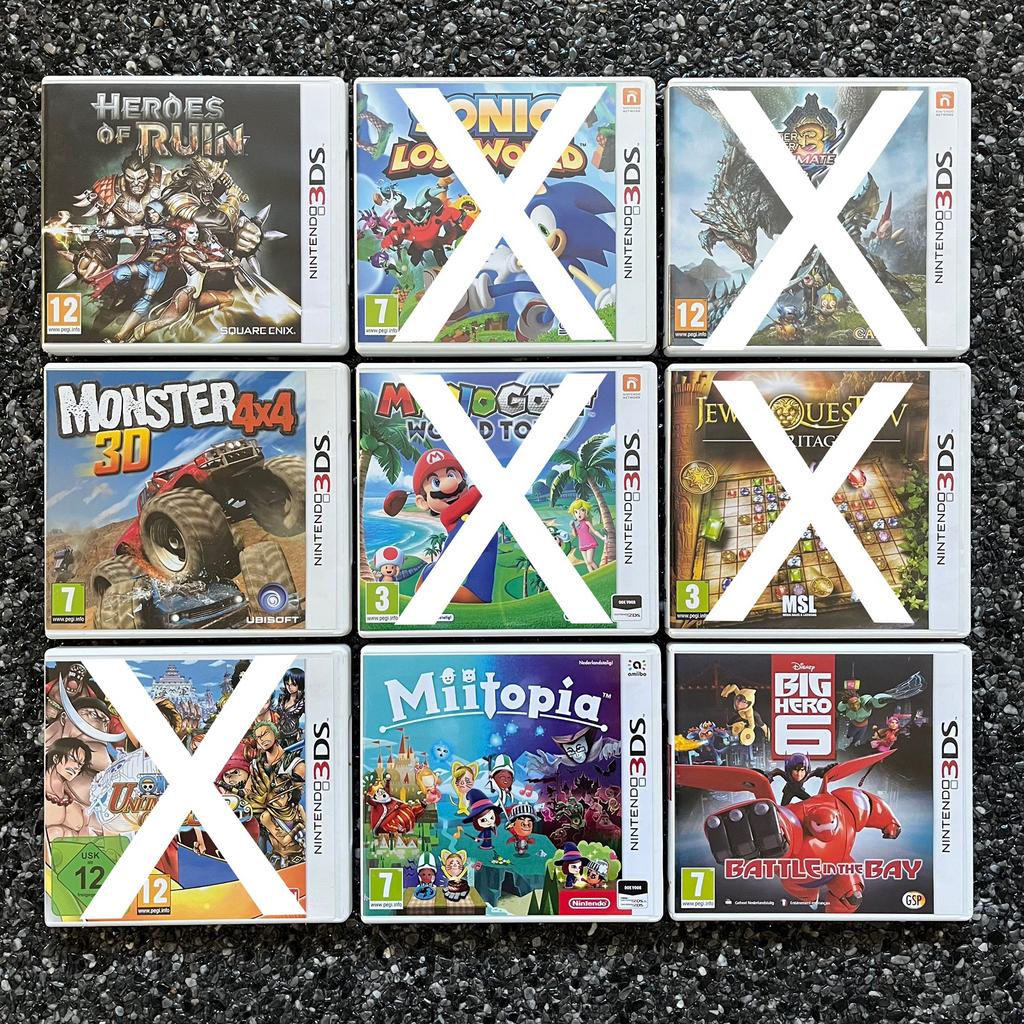 Nintendo 3DS Spelletjes deel #3, Spelcomputers en Games, Games | Nintendo 2DS en 3DS, Zo goed als nieuw, Avontuur en Actie, 1 speler