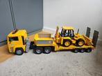 Bruder speelgoed oplegger met buldozer 85cm lang, Kinderen en Baby's, Speelgoed | Speelgoedvoertuigen, Gebruikt, Ophalen