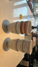 Theemok koffiemok, Huis en Inrichting, Woonaccessoires | Vazen, Wit, Aardewerk of Porselein, Ophalen of Verzenden, Zo goed als nieuw