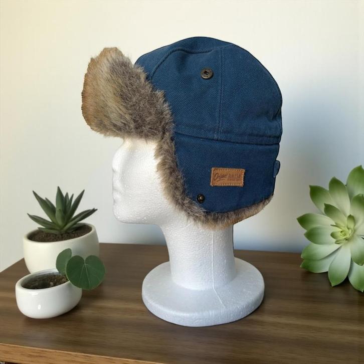 Barts Muts Universele Maat Blauw Bruin Piloten Oesjanka, Kleding | Heren, Hoeden en Petten, Gedragen, Hoed, One size fits all
