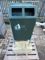 2x groene vuilnisbak voor buiten Bammens De Capitole Prestig, Gebruikt, 50 tot 75 cm, Ophalen of Verzenden, Metaal
