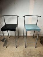 Barkrukken set, Huis en Inrichting, Barkrukken, Ophalen, Gebruikt, Met voetsteun, 60 tot 90 cm