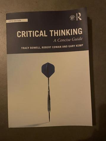 Critical Thinking- A Concise Guide beschikbaar voor biedingen