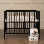 Cabino Baby Box Jack Zwart - Ledikant, Ophalen, Zo goed als nieuw, Ledikant