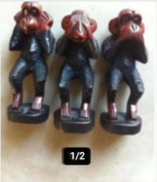 Horen zien & zwijgen polyfone 3 stuks, Verzamelen, Ophalen of Verzenden, Zo goed als nieuw, Dier