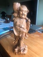 Houten Boeddha Beeld - 37cm, Antiek en Kunst, Ophalen of Verzenden