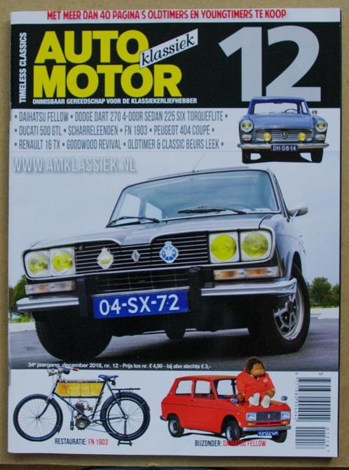 Auto Motor Klassiek 34 (2018), 12 (december), Boeken, Auto's | Folders en Tijdschriften, Gelezen, Algemeen, Ophalen of Verzenden