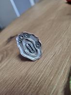 Aparte ring maat universeel, Ophalen of Verzenden, Dame, Zilver, Kleiner dan 17