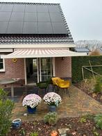 2x Knikarm cassette zonnescherm, electrisch, Tuin en Terras, Ophalen, Gebruikt, Elektrisch, 150 tot 300 cm