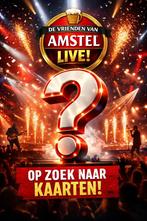 Gezocht 2 arena stapl. Vrienden van Amstel Live Vrijdag 16, Twee personen
