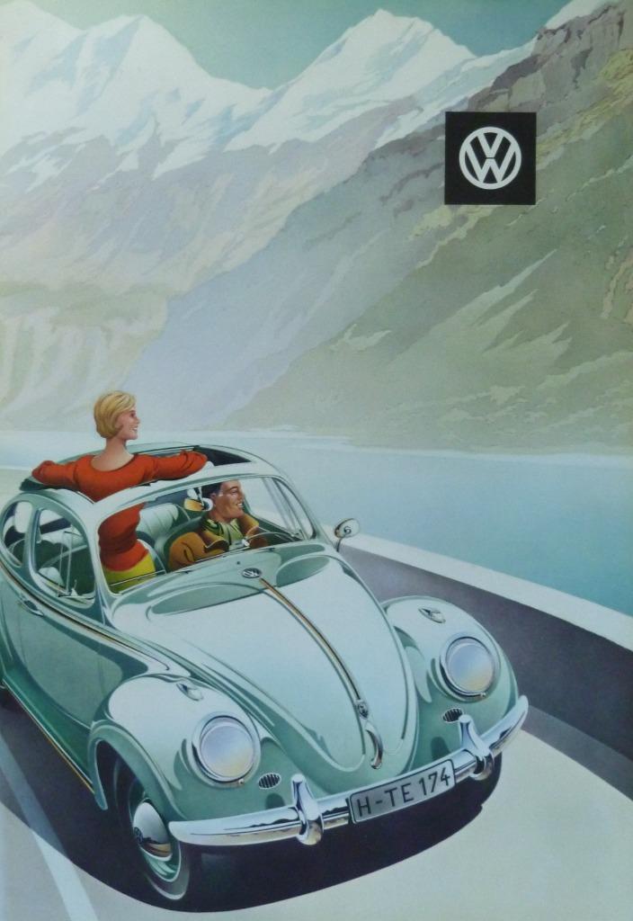 Folder VOLKSWAGEN Kever 1960, Boeken, Auto's | Folders en Tijdschriften, Zo goed als nieuw, Volkswagen, Ophalen of Verzenden