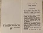 Albert de Wilde 1931 Goirle 1976 x Dina Schellekens, Ophalen of Verzenden