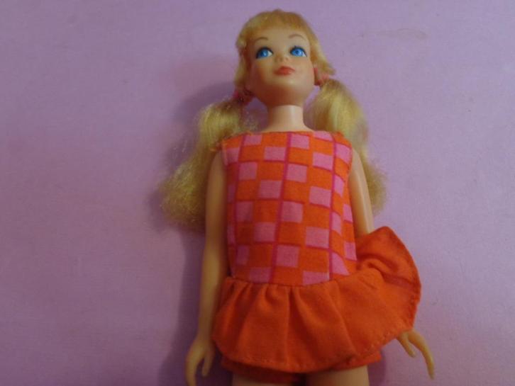 Barbie Vintage Skipper TNT blond met origineel badpak, Verzamelen, Poppen, Gebruikt, Pop, Ophalen of Verzenden