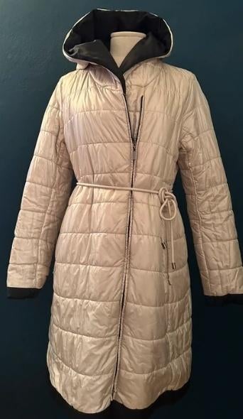 Max Mara winterjas wit  42/44, Ophalen of Verzenden, Zo goed als nieuw, Maat 42/44 (L), Wit