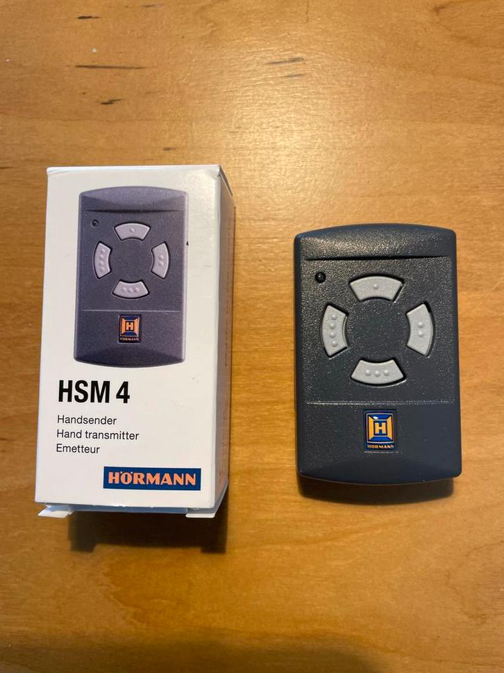 Hörmann HSM4 Handzender Garagedeur, Doe-het-zelf en Verbouw, Alarmsystemen, Gebruikt, Overige typen, Overige soorten, Draadloos
