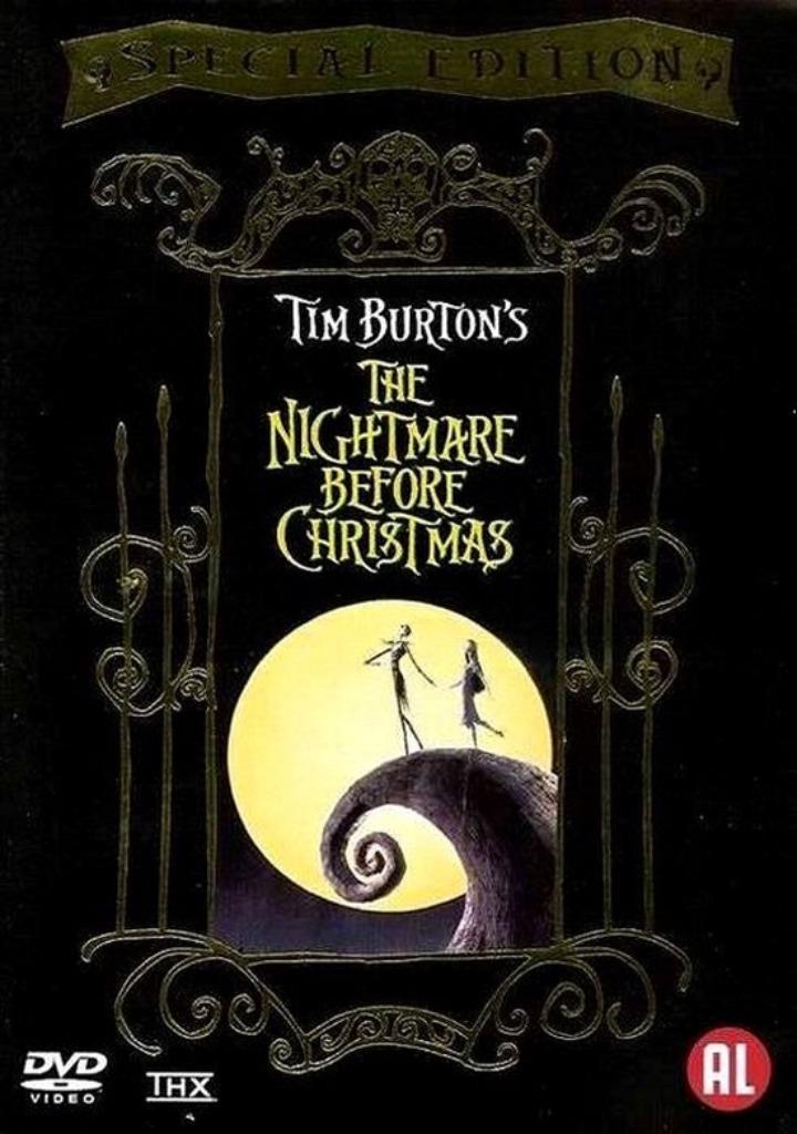 The Nightmare before Christmas, Cd's en Dvd's, Dvd's | Tekenfilms en Animatie, Zo goed als nieuw, Amerikaans, Tekenfilm, Vanaf 6 jaar
