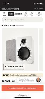 Argon Fernis A5 + Argon DAB MK2 + wallmounts, Nieuw, 60 tot 120 watt, Front, Rear of Stereo speakers, Ophalen